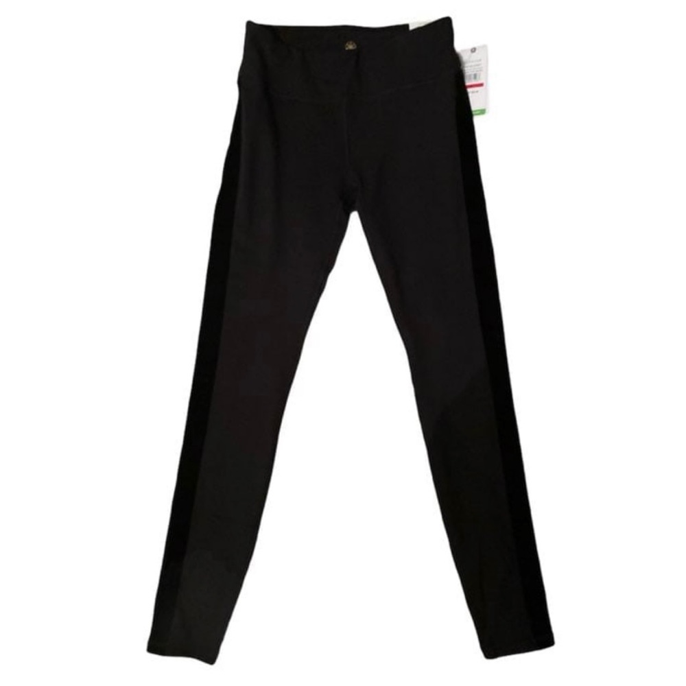 Gaiam Sloan Velvet Trim Leggings Size S
